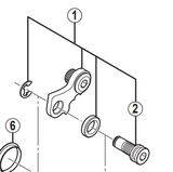 Shimano Spares RD-M670 B-axle 2 for direct mount type