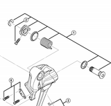 Shimano Spares RD-M370 B-axle assembly