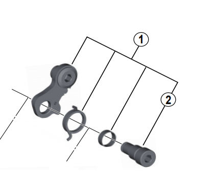 Shimano Spares RD-M4000 B-axle unit