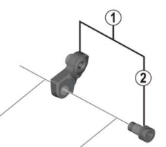 Shimano Spares RD-M9000 bracket axle 2 for direct mount type