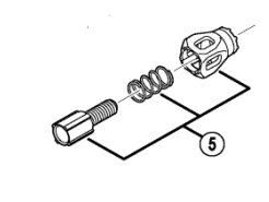 Shimano Spares RD-9000 cable adjusting bolt unit