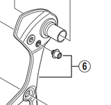 Shimano Spares RD-9070 outer plate and stopper pin