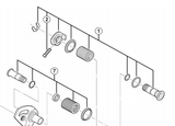 Shimano Spares RD-6800 B-axle assembly