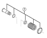 Shimano Spares RD-6800 plate axle assembly; SS type