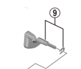 Shimano Spares RD-M7000-11 switch lever unit and fixing plate