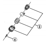 Shimano Spares RD-R9100 cable adjusting bolt unit