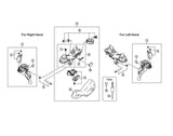 Shimano Spares ST-9000 left hand main lever support