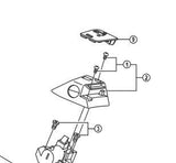 Shimano Spares SM-BME61 Key unit cover fixing bolts; M4