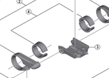 Shimano Spares SC-E6010 adapter; 25.4 mm 2 pack