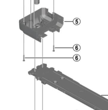 Shimano Spares BM-E6000 hexalobular 10h