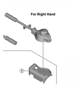 Shimano Spares SW-R9150 adapter A; round type; right hand