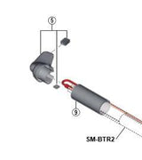 Shimano Spares SM-BTC1 Cap-C; Nut and Cushion-C