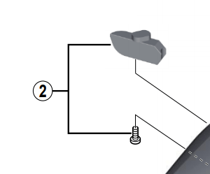 Shimano Spares BL-4700 left hand adjusting block and screw