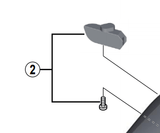 Shimano Spares BL-4700 left hand adjusting block and screw