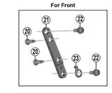 Shimano Spares BR-RS505 calliper fixing bolt B