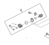 Shimano Spares BR-R9100 quick release assembly