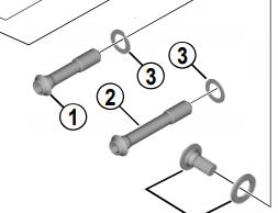 Shimano BR-R9110-RS fixing bolt C, M6 x 36.8 mm