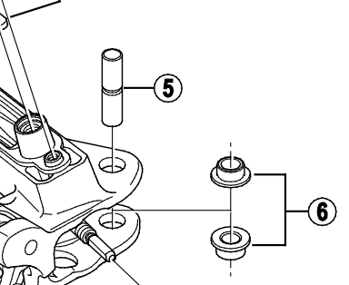 Shimano BL-T675 lever axle