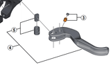 Shimano Spares BL-M9000 lever unit; left hand