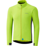 Shimano Clothing Men's Wind Jersey; Neon Yellow; Size S