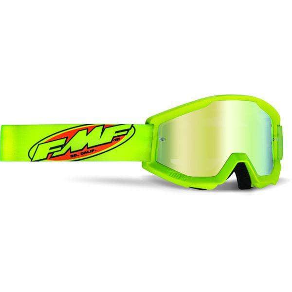 FMF Goggles POWERCORE YOUTH Goggle Core Yellow Mirror Gold Lens