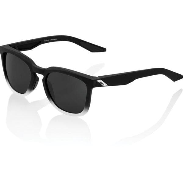 100% Hudson - Soft Tact Fade Black / White - Black Mirror Lens