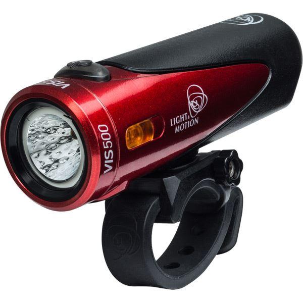 Light and Motion VIS 500 - Racer Red (Red/Black) Front Light