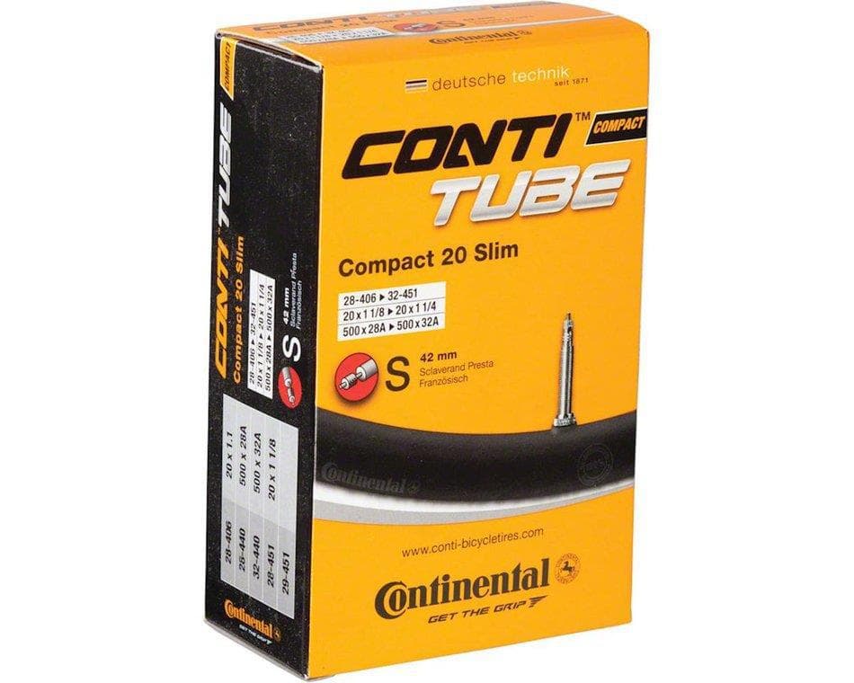 Continental Compact 20 Slim 20" x 1 1/8" - 1 1/4" 42mm Presta Valve Inner Tube