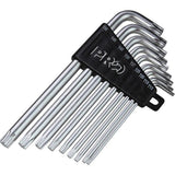 PRO Torx Key Set; T10/T15/T20/T25/T30/T40/T45/T50