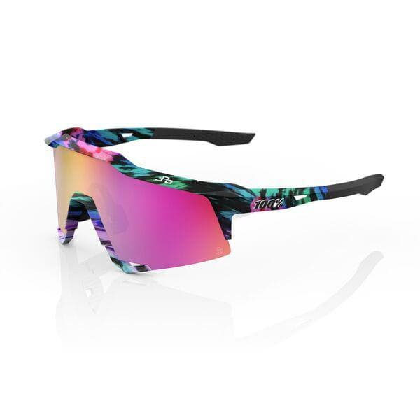 100% Speedcraft - Peter Sagan LE Soft Tact Tie Dye - Purple Multilayer Mirror Lens