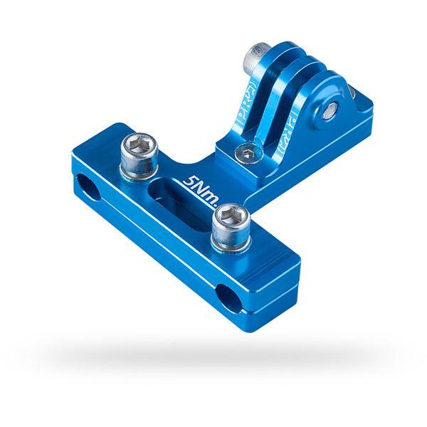 PRO Camera mount, saddle rail, blue