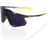 100% Glasses Hypercraft XS - Matte Metallic Digital Brights - Dark Purple Lens