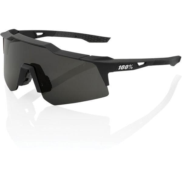 100% Speedcraft XS - Soft Tact Black - Smoke Lens