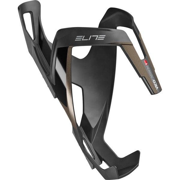 Elite Vico carbon bottle cage matt black / bronze