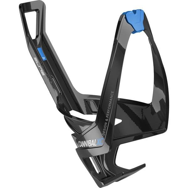 Elite Cannibal XC bottle cage gloss black / blue