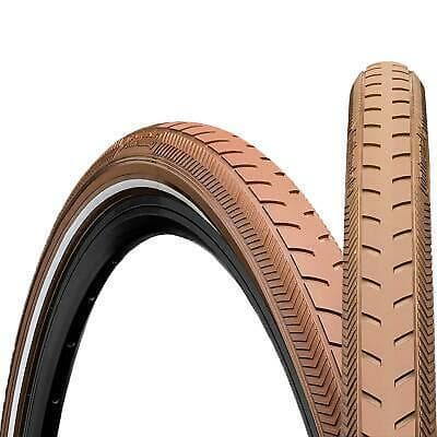 Continental 40-635 RIDE Classic brown wire reflex bike tyre 28" x 1 1/2"