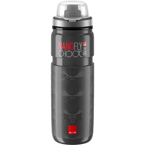 Elite Nano Fly 0-100; with MTB cap; thermal 4 hour; black 500 ml