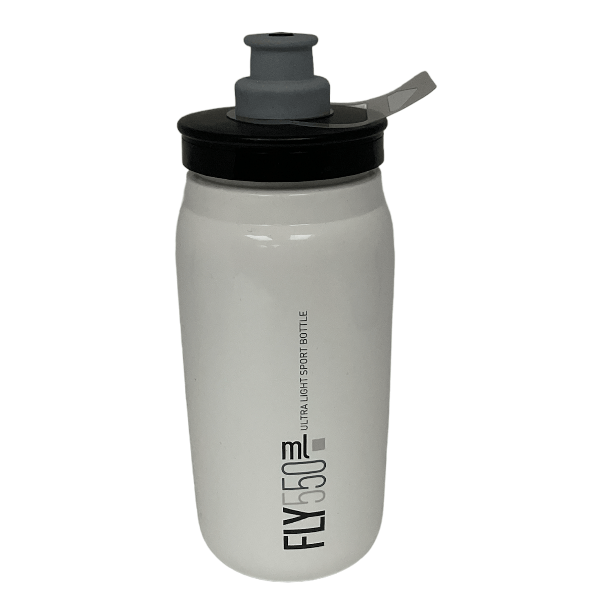 Elite Fly Bottle - White with Grey Logo - 550ml