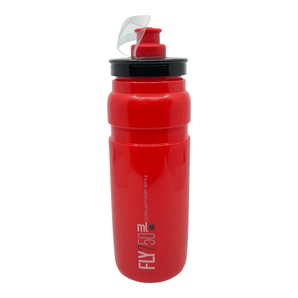 Elite Fly Bicycle Bottle - Red with Black Logo - 750ml