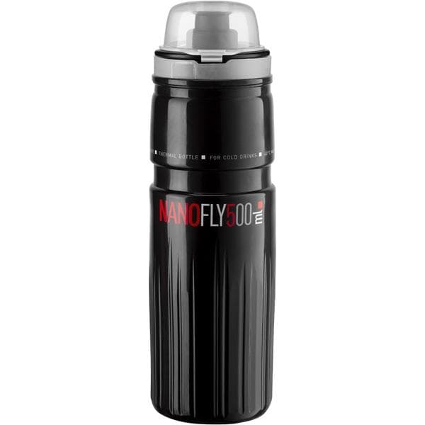 Elite Nano Fly, with MTB cap, thermal 4 hour, black 500 ml