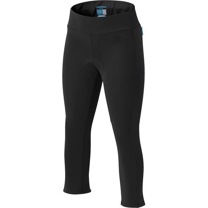 Shimano Women's, 3/4 Tights Shimano, Black, XX Large