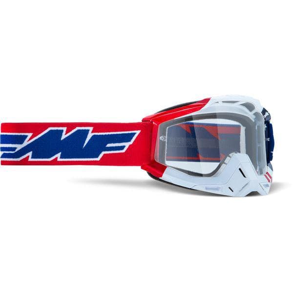 FMF Goggles POWERBOMB Goggle US of A Clear Lens