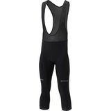 Shimano Clothing Men's 3/4 Winter Bib Tights, Black, Size L