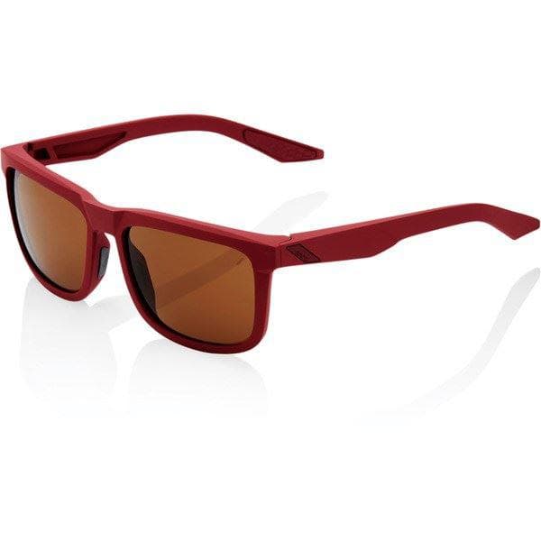 100% Blake - Soft Tact Crimson - Bronze Lens