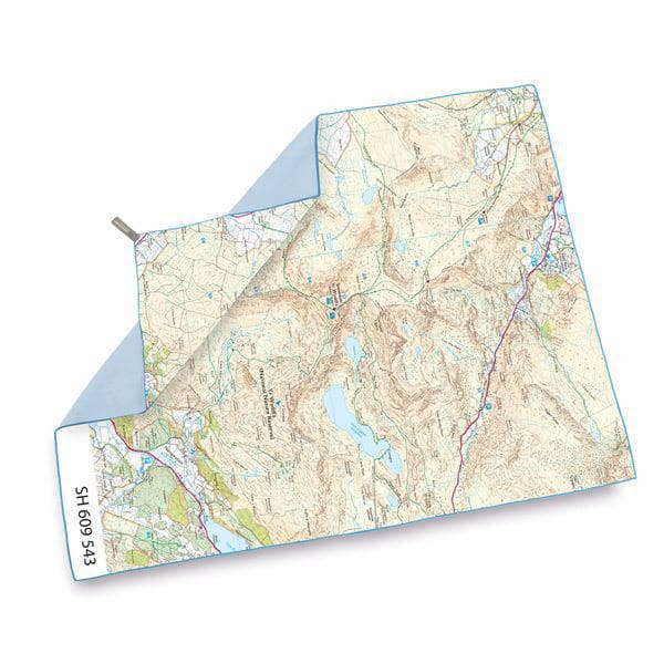 Lifeventure SoftFibre OS Map Towel - Giant - Snowdon