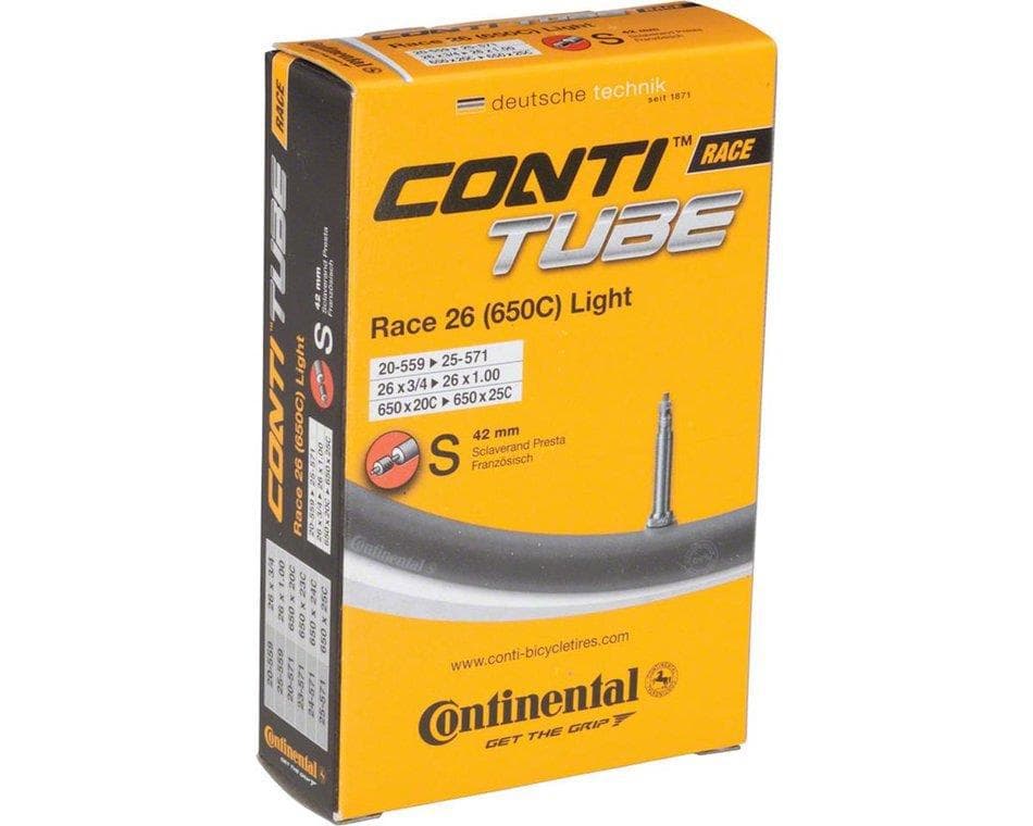 Continental Race 26 (650c) Light 26" x 3/4 - 1.00 42mm Presta Valve Inner Tube - 0181391