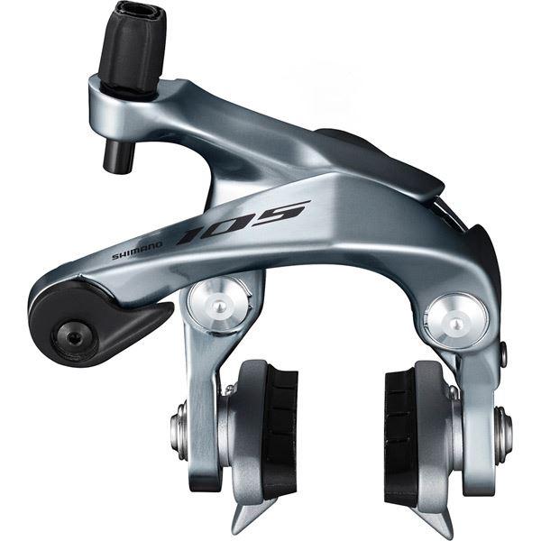 Shimano 105 BR-R7000 105 brake callipers; 49 mm drop; silver; rear