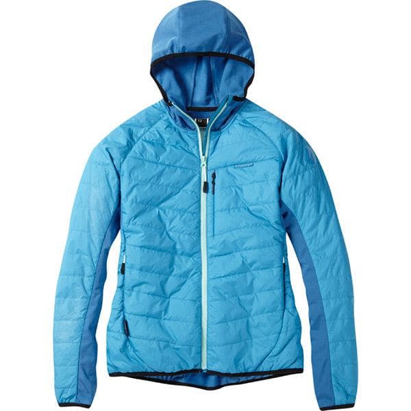 Madison DTE women's hybrid jacket; caribbean blue size 10