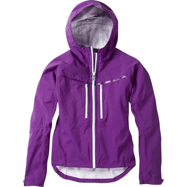 Madison Zena women's waterproof jacket; imperial purple size 10