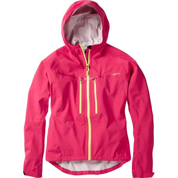 Madison Zena women's waterproof jacket; rose red size 8